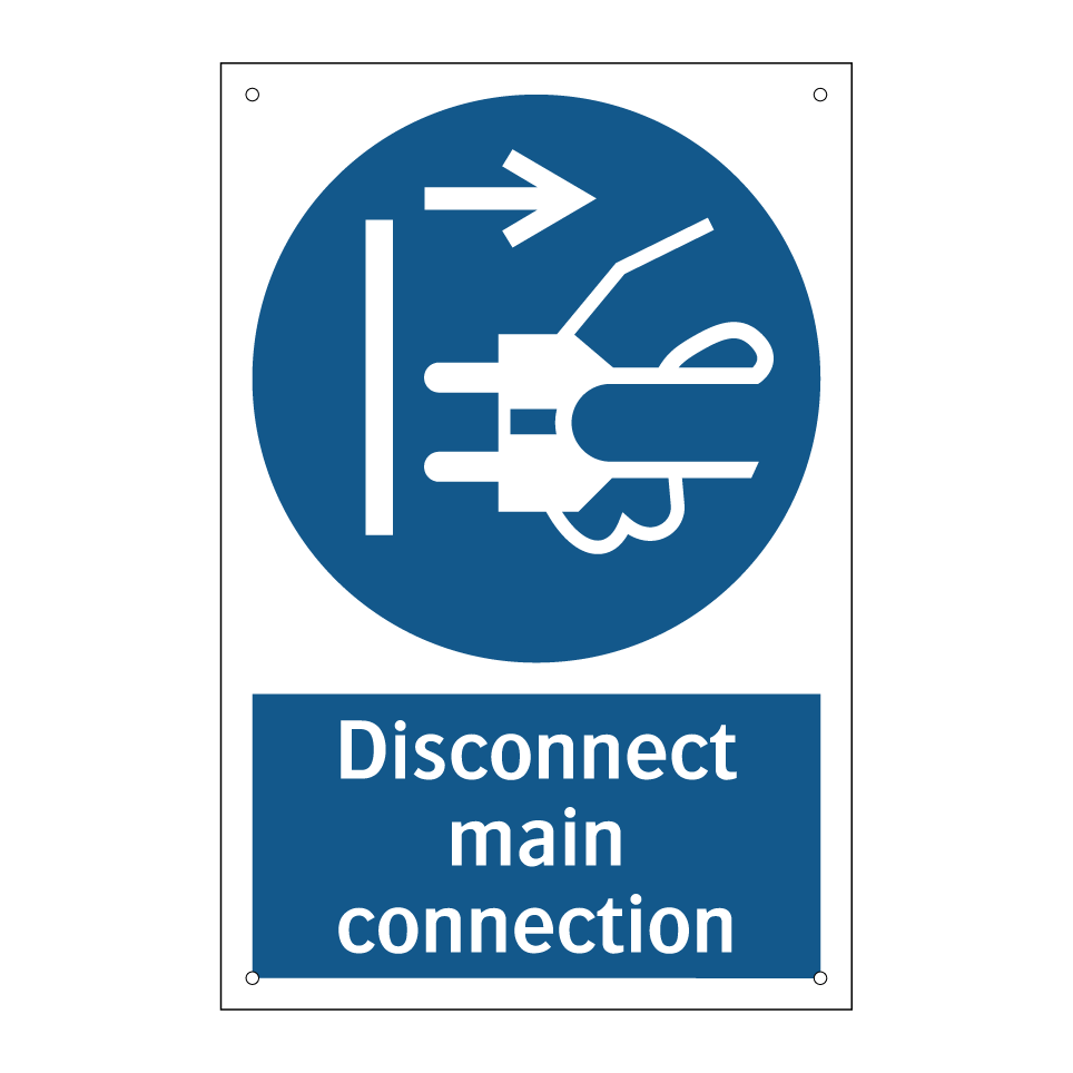 Disconnect main connection