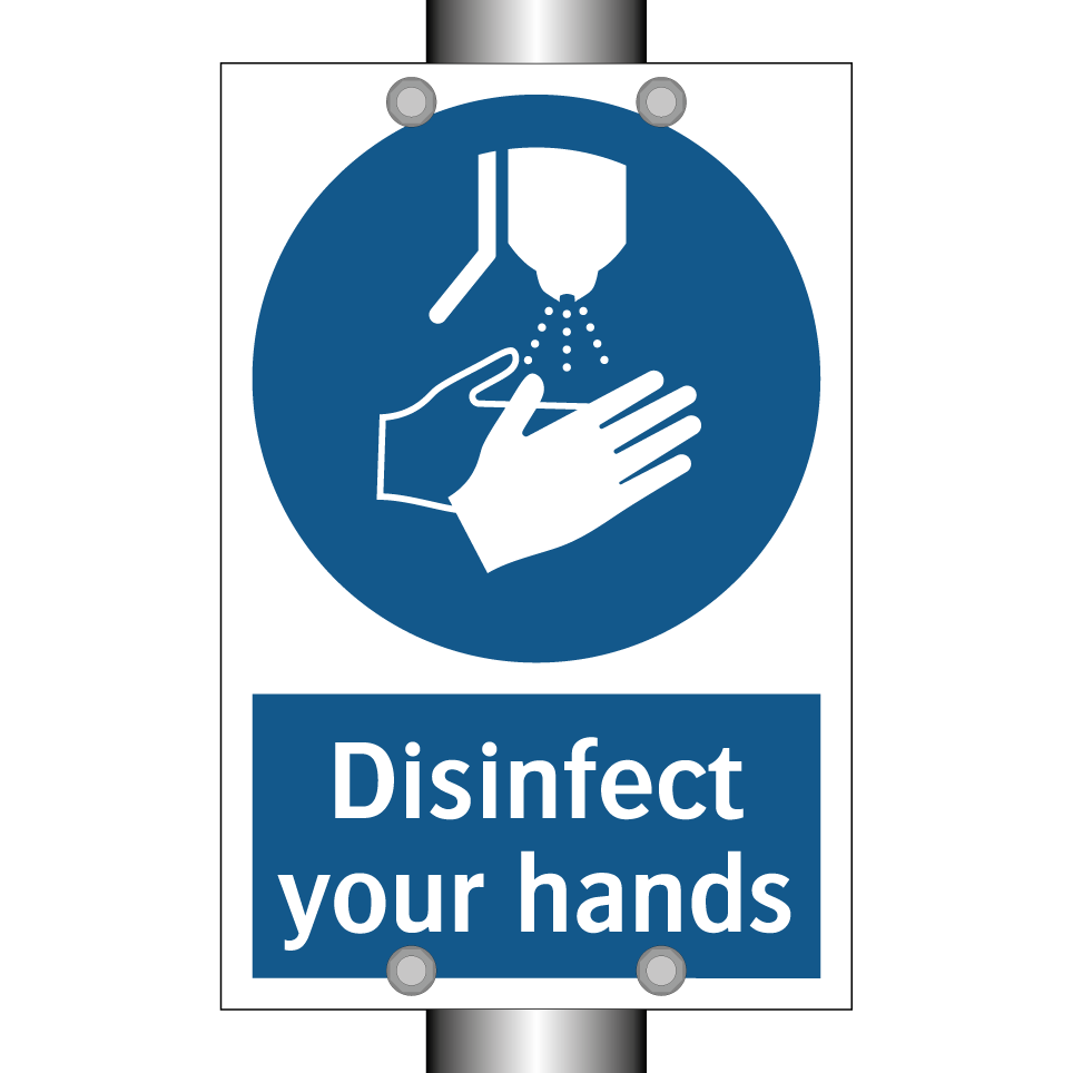 Disinfect your hands