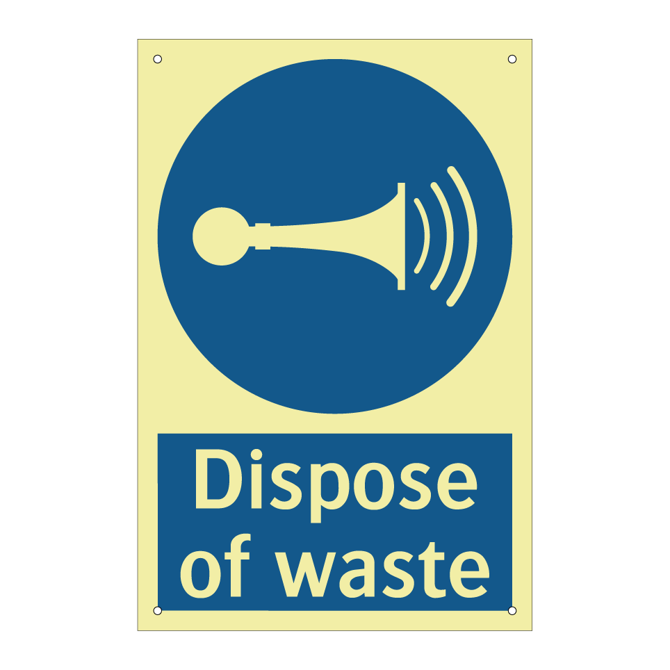 Dispose of waste