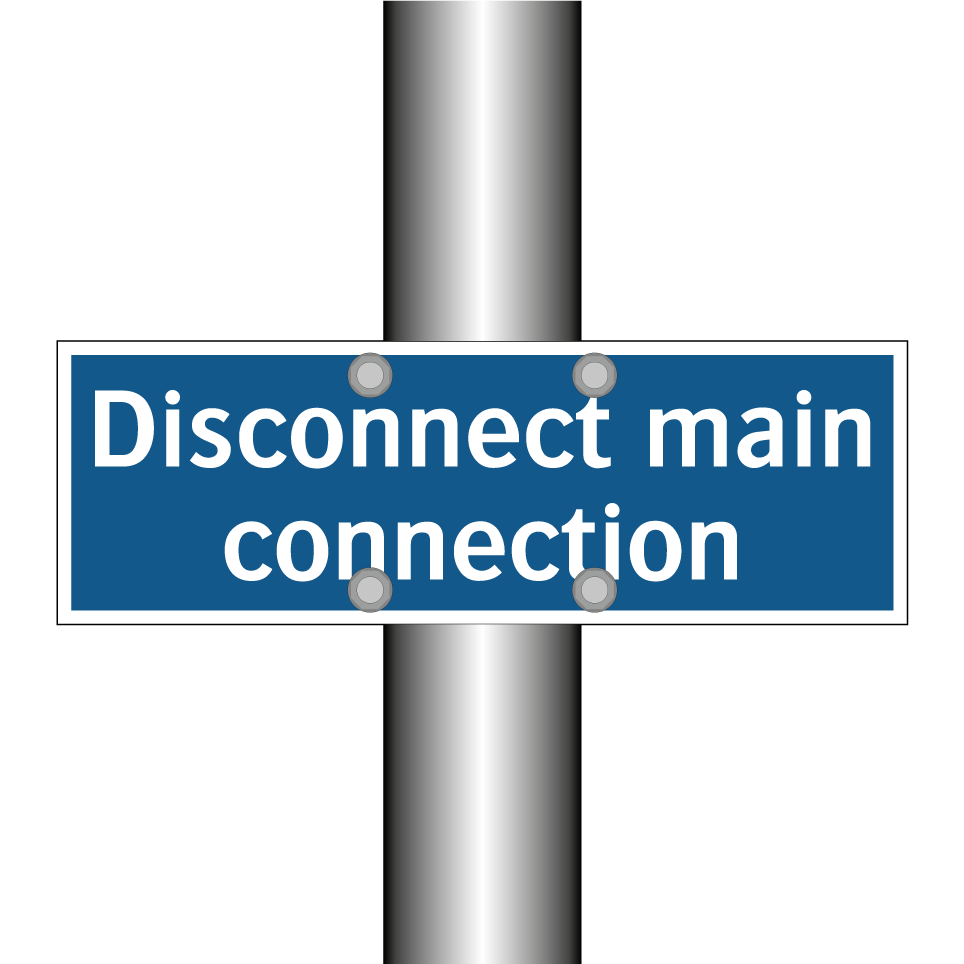 Disconnect main connection