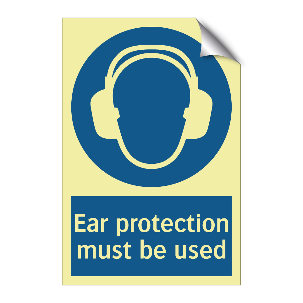 Ear protection must be used