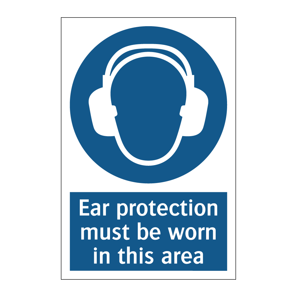 Ear protection must be worn in this area