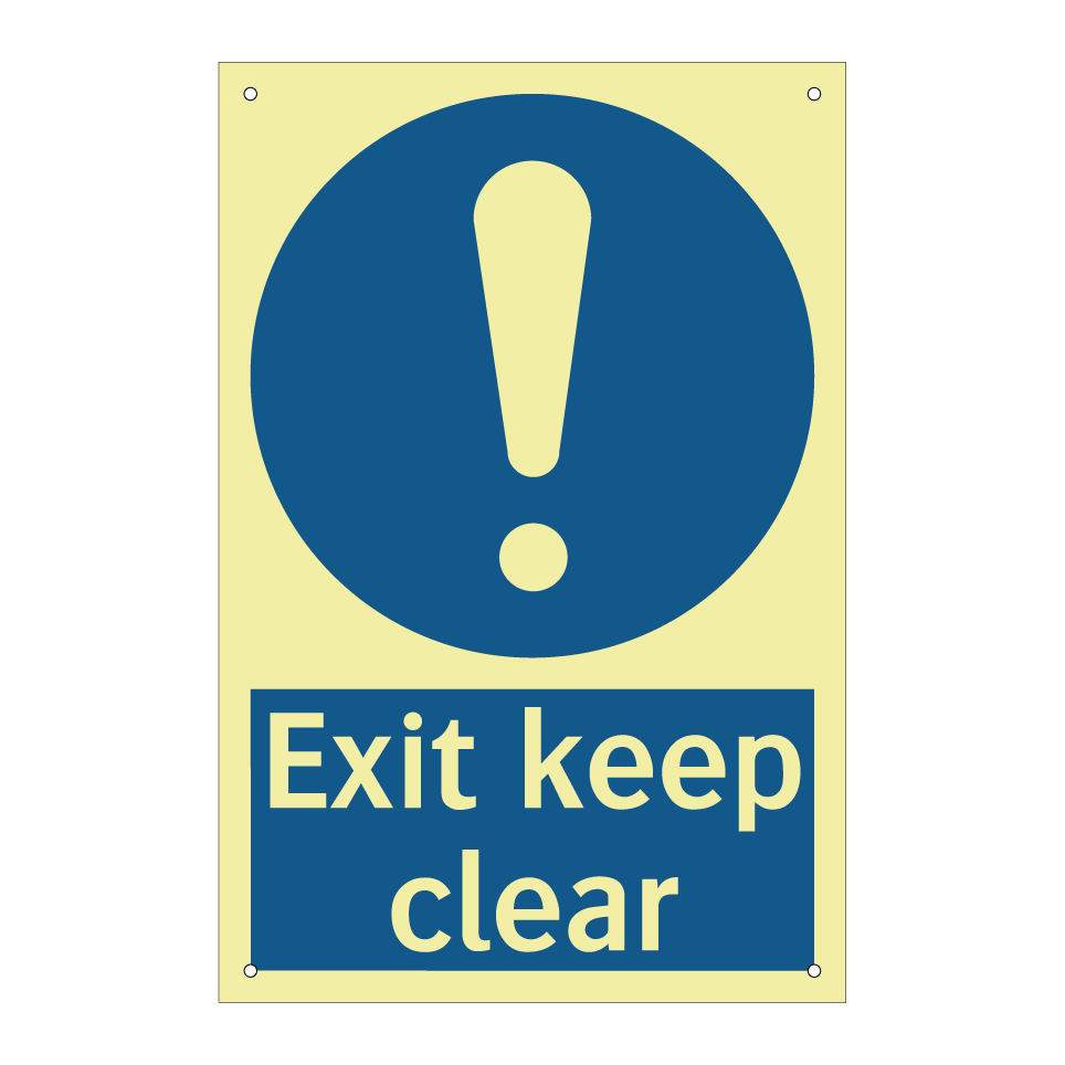 Exit keep clear