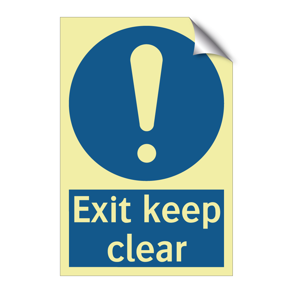 Exit keep clear