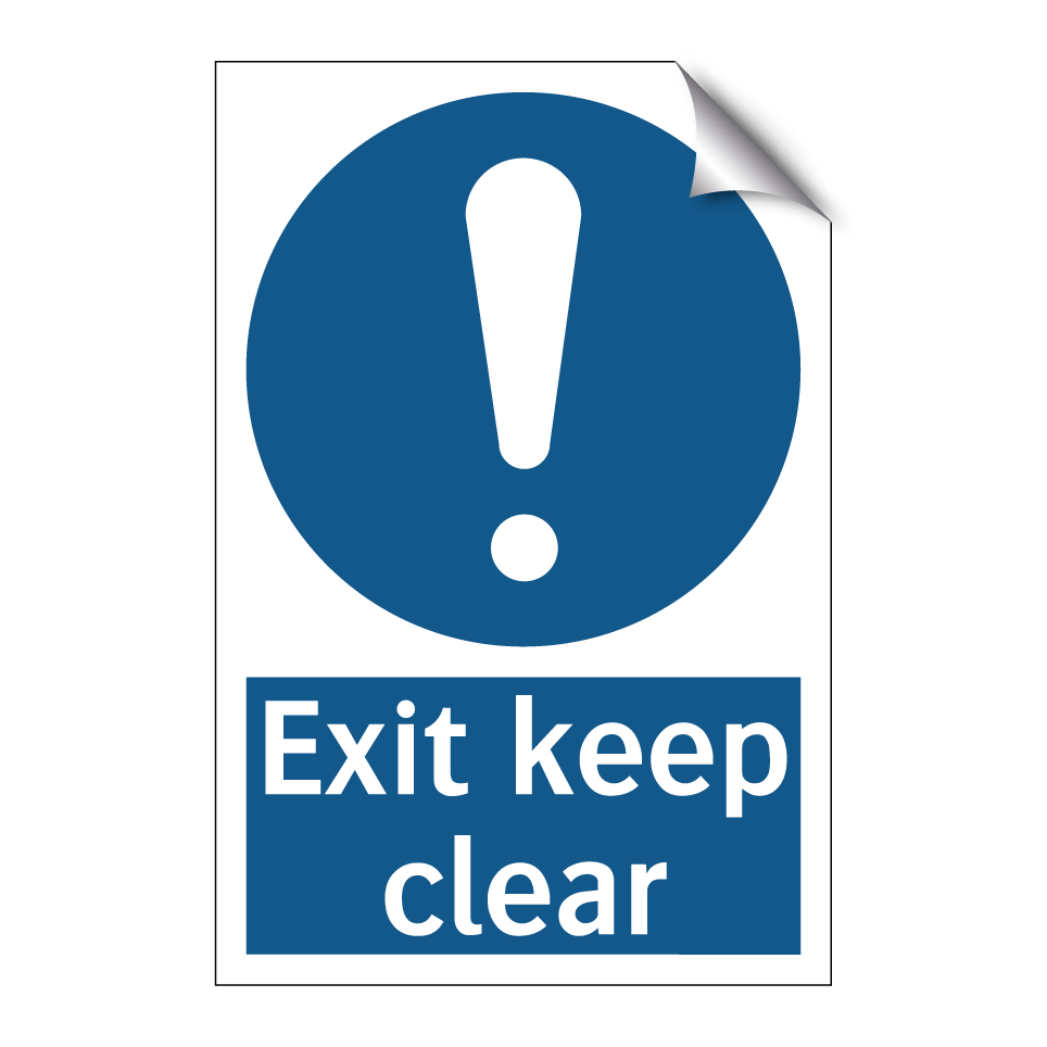Exit keep clear