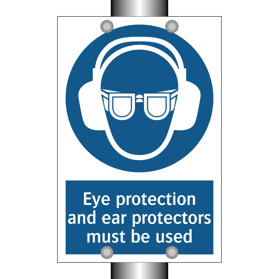 Eye protection and ear protectors must be used