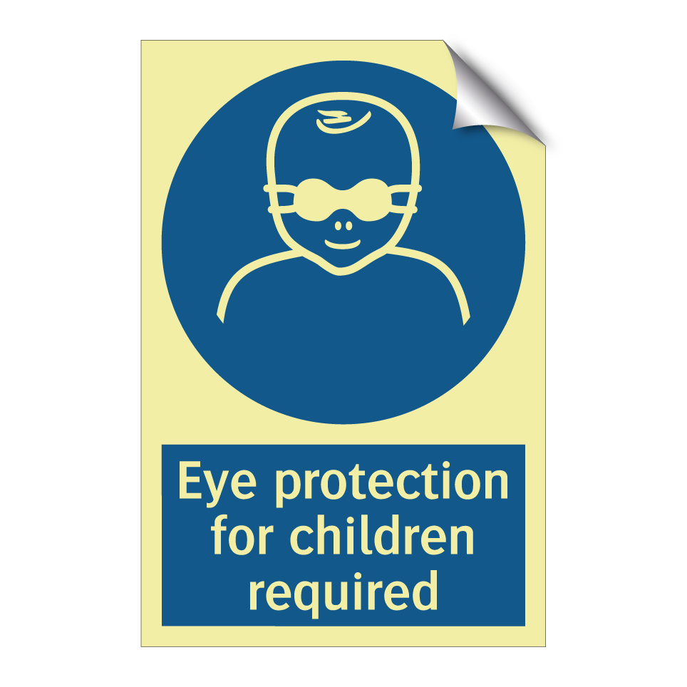 Eye protection for children required