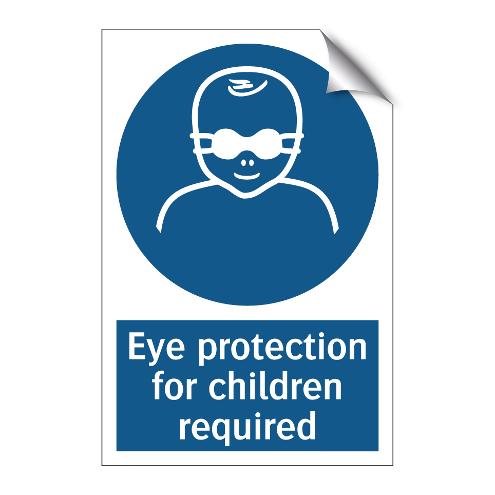Eye protection for children required
