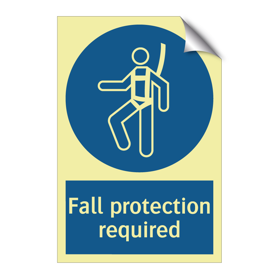 Fall protection required