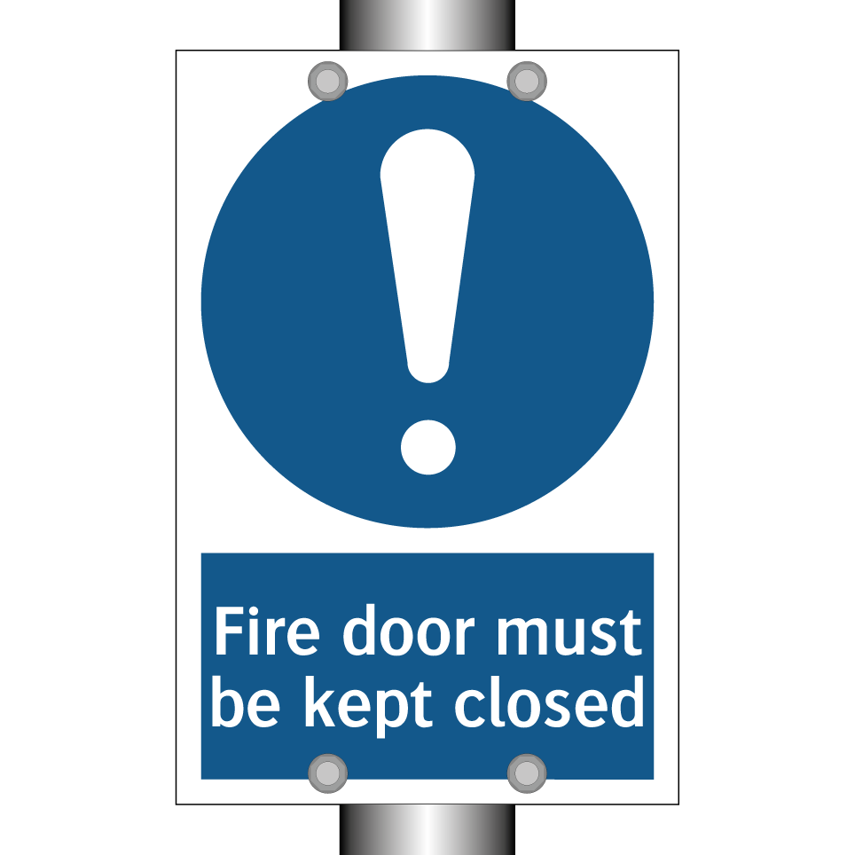 Fire door must be kept closed