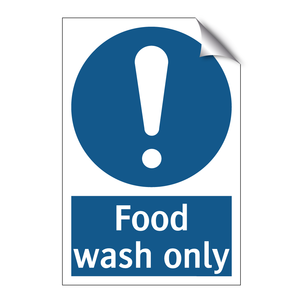 Food wash only