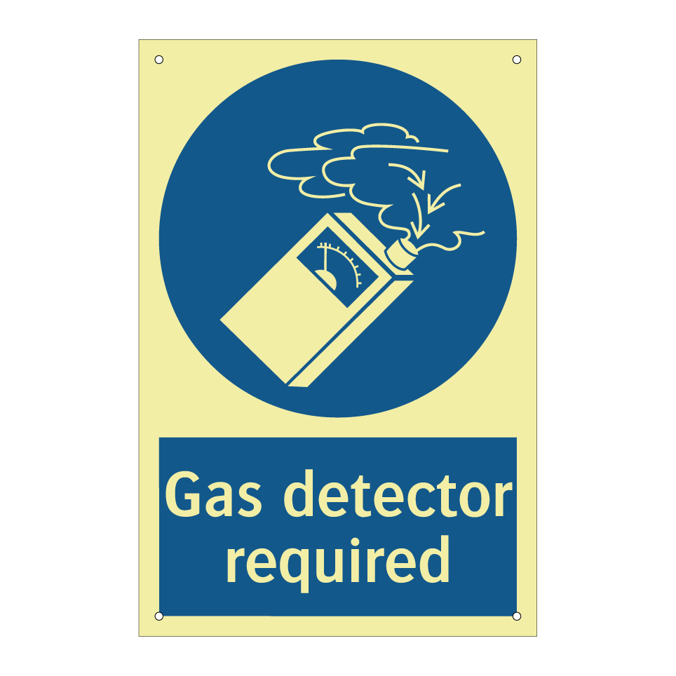 Gas detector required