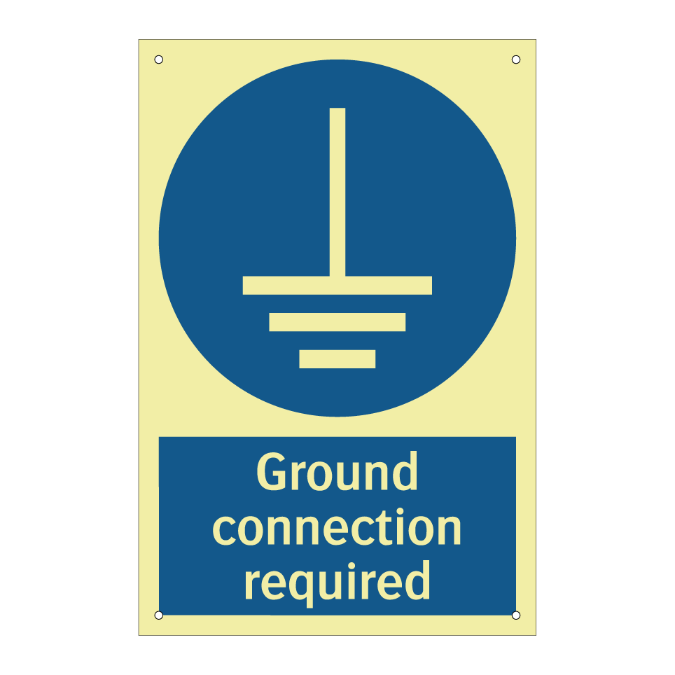 Ground connection required