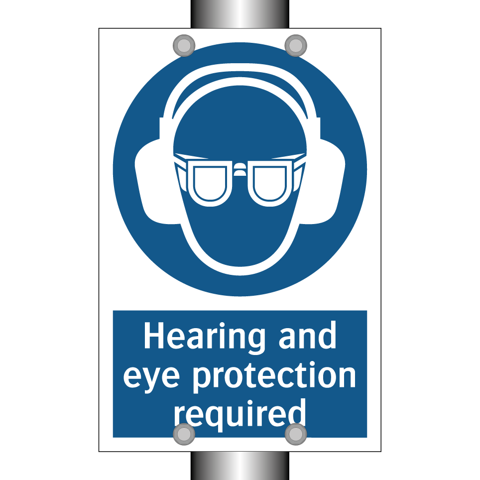 Hearing and eye protection required