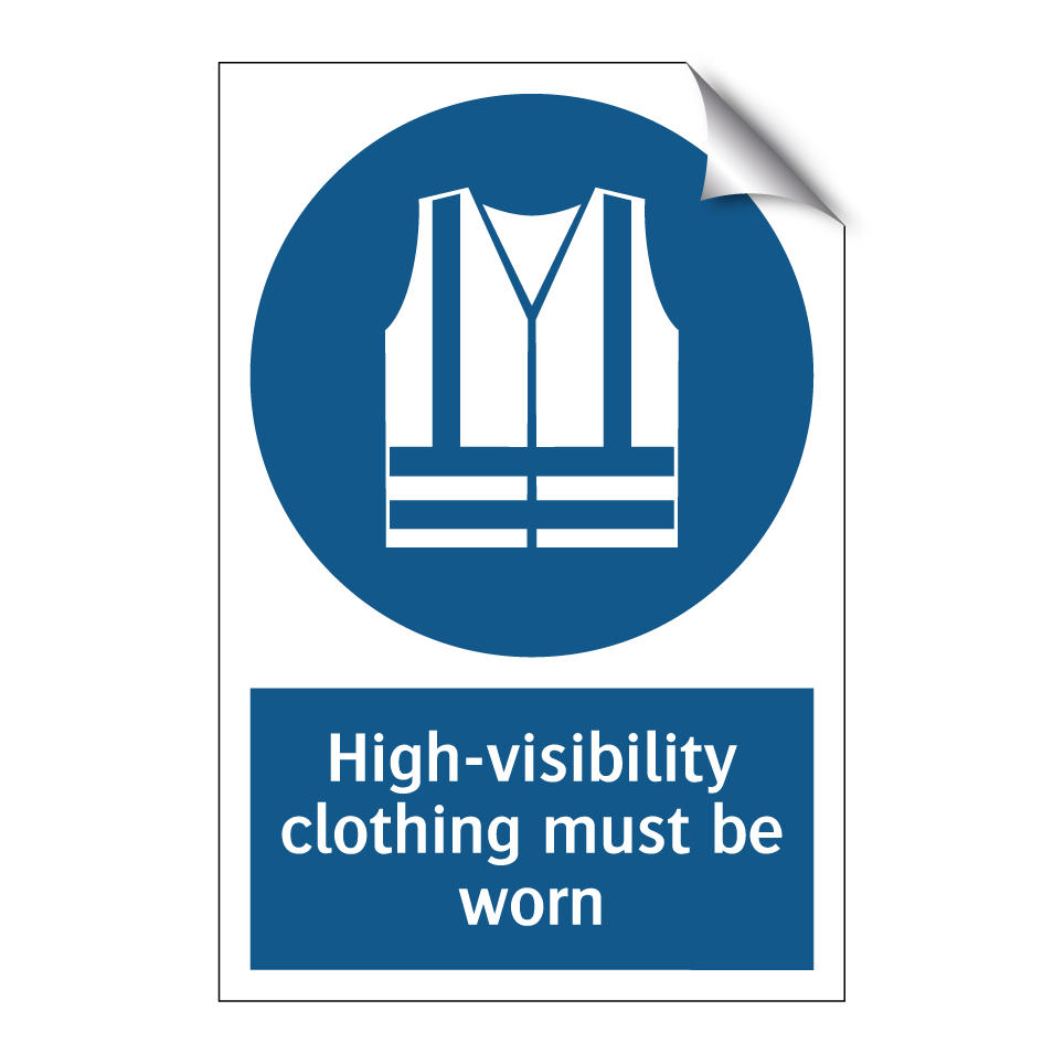 High-visibility clothing must be worn