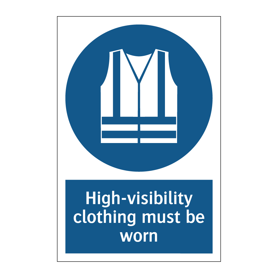 High-visibility clothing must be worn