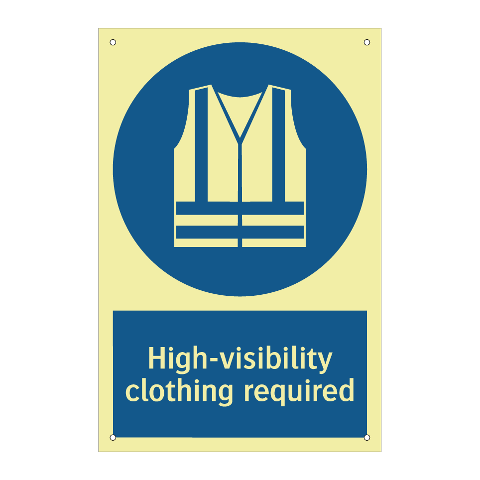 High-visibility clothing required