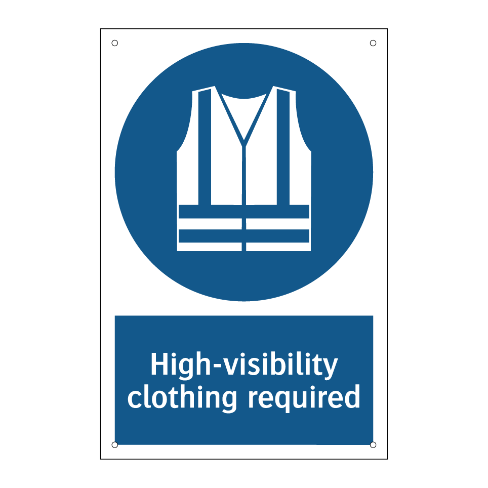 High-visibility clothing required
