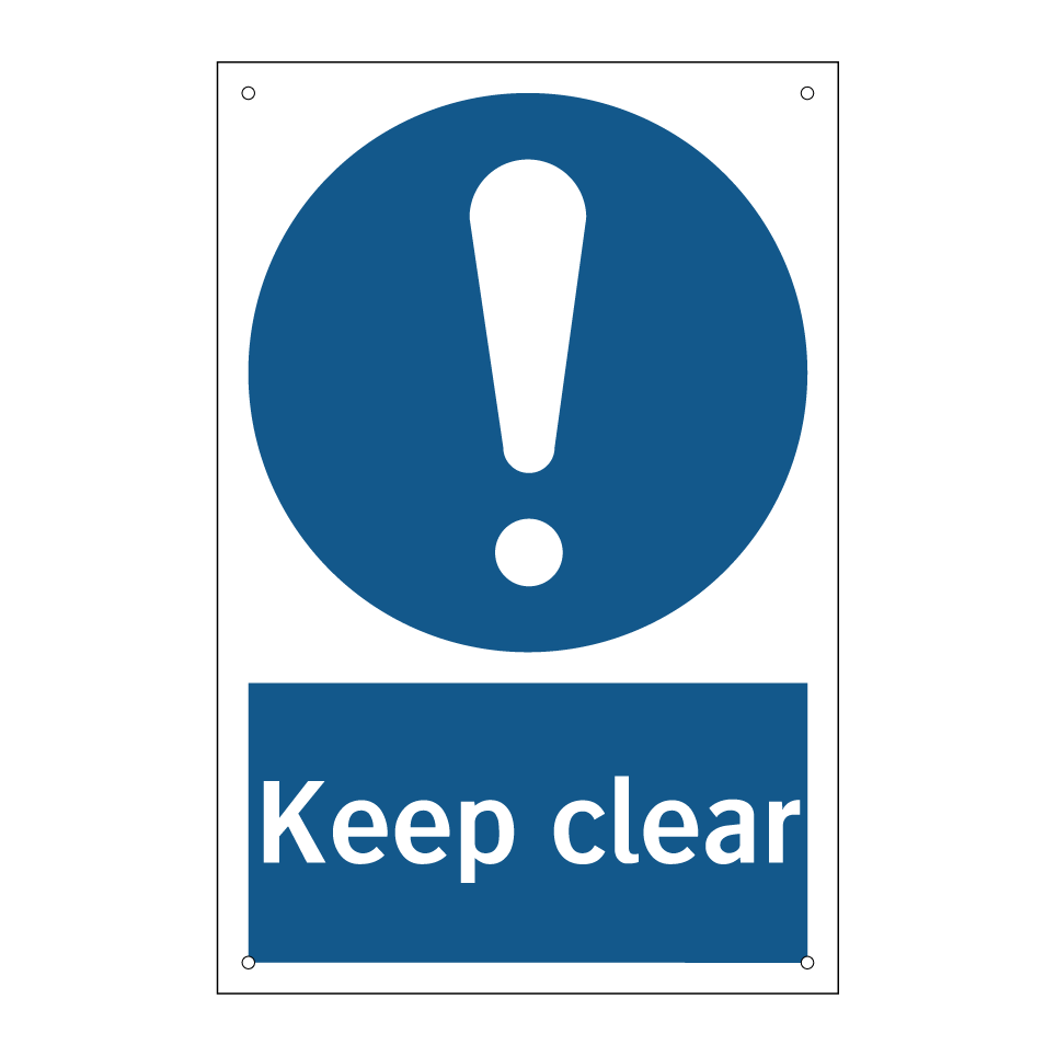 Keep clear