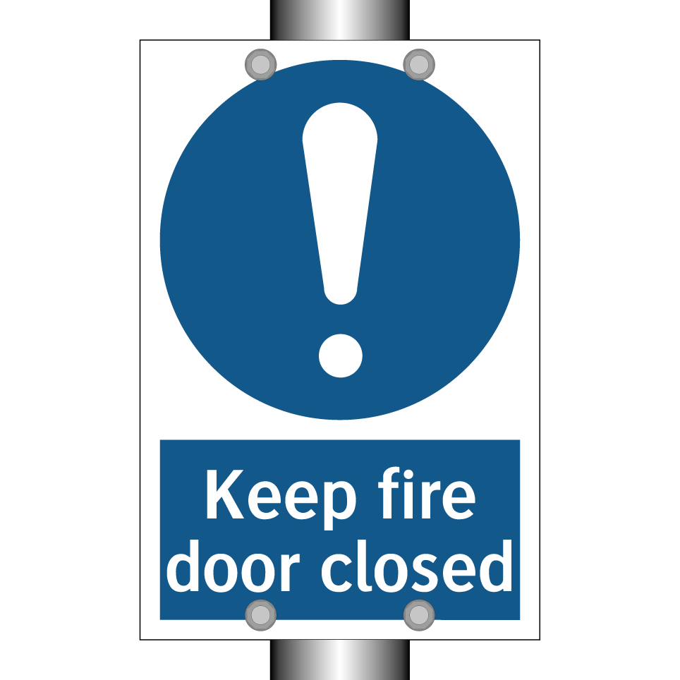 Keep fire door closed