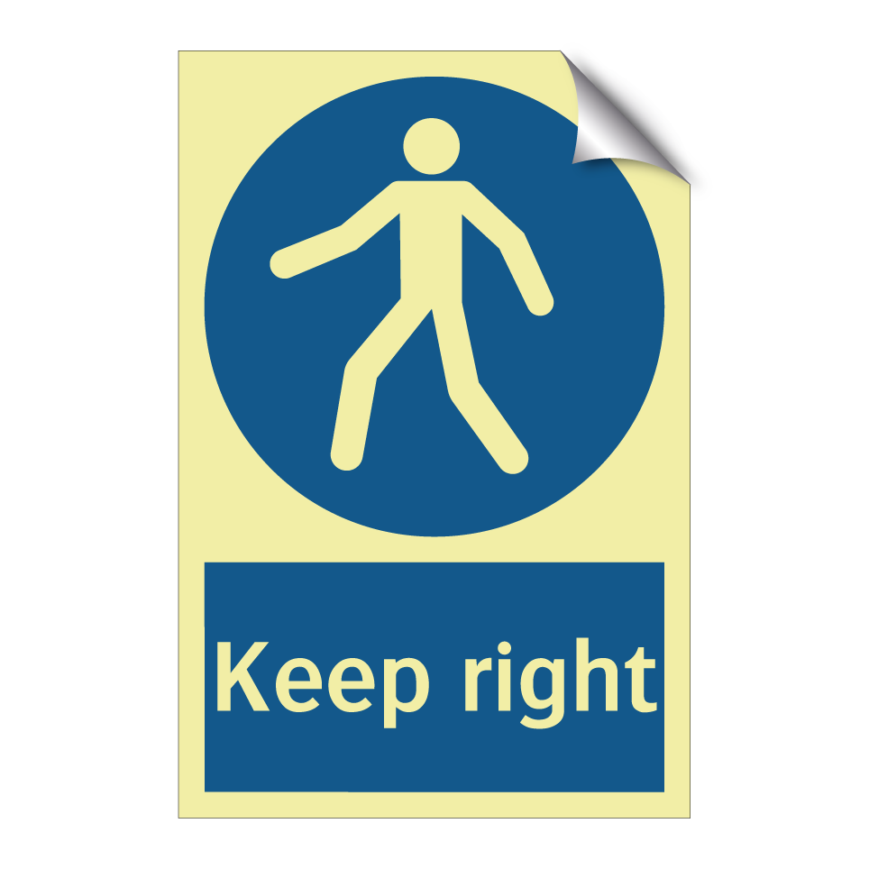 Keep right