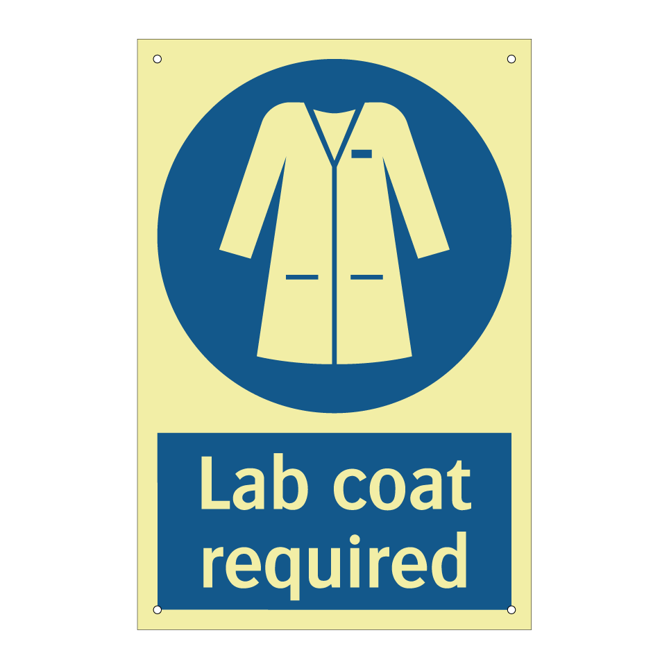 Lab coat required