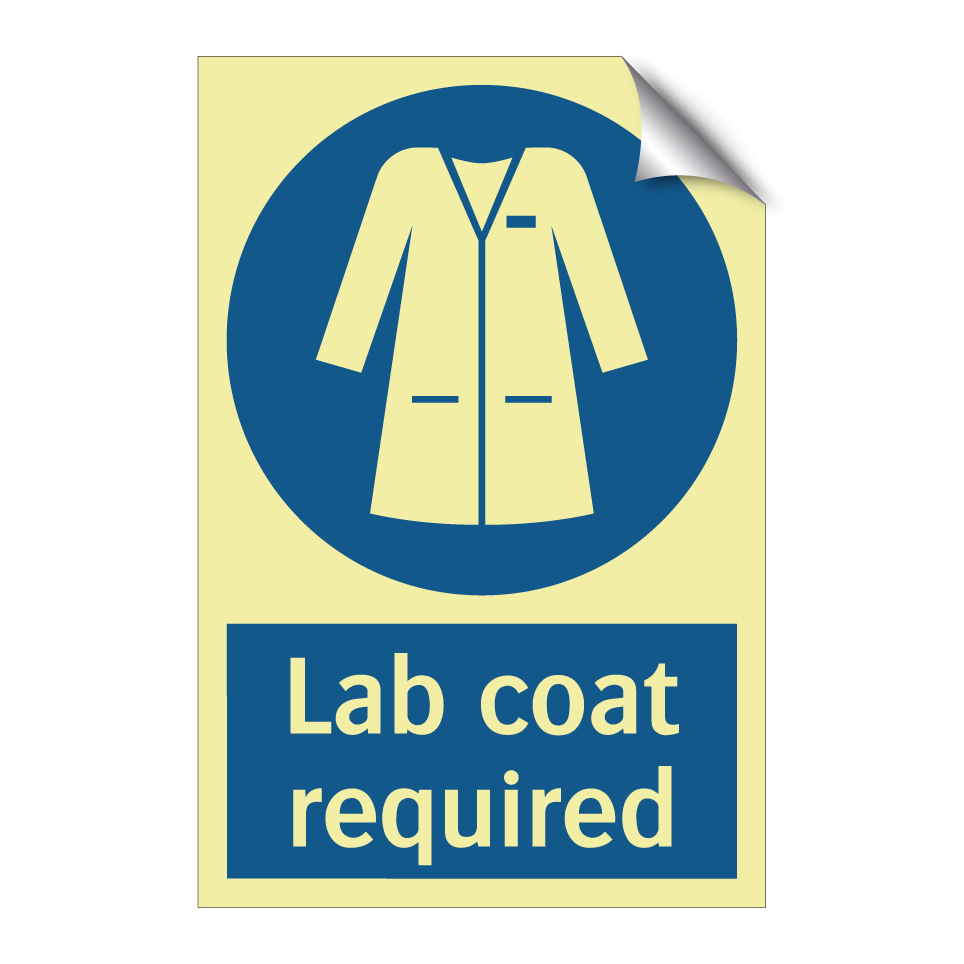 Lab coat required