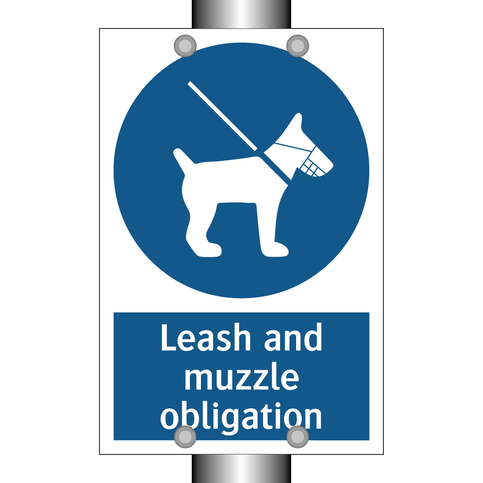 Leash and muzzle obligation