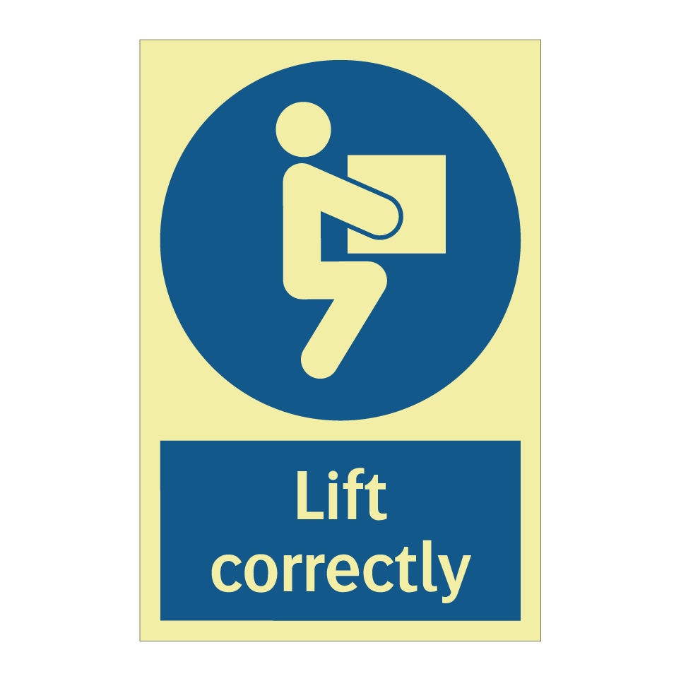 Lift correctly