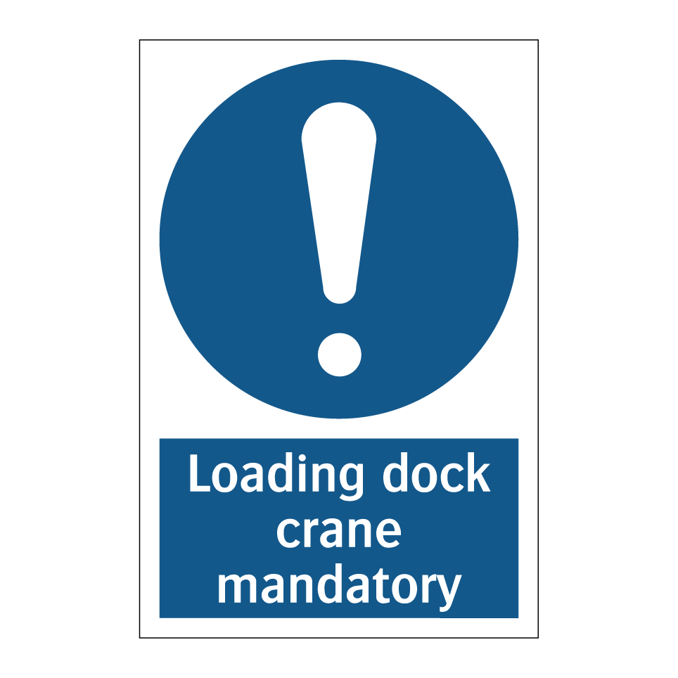 Loading dock crane mandatory