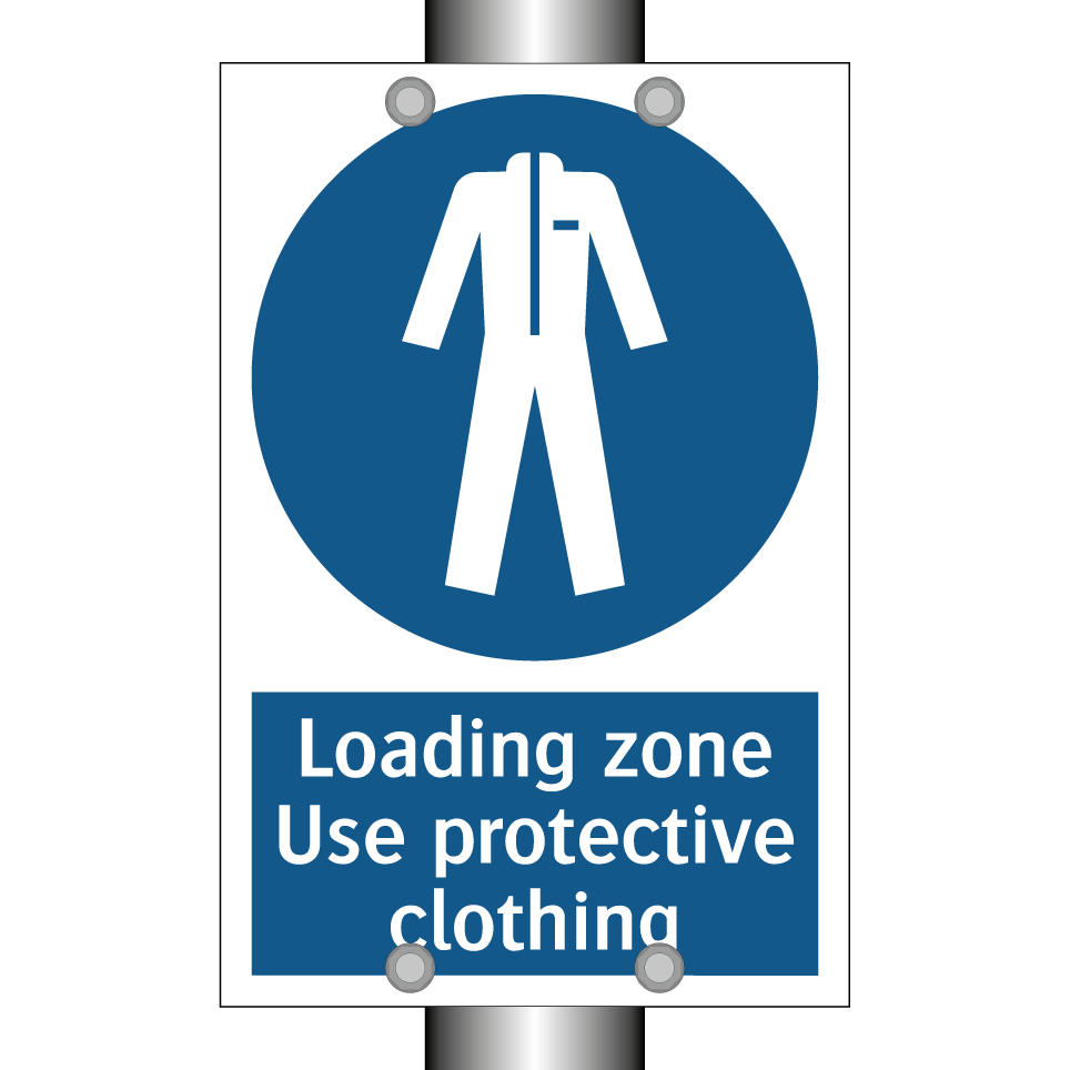 Loading zone Use protective clothing