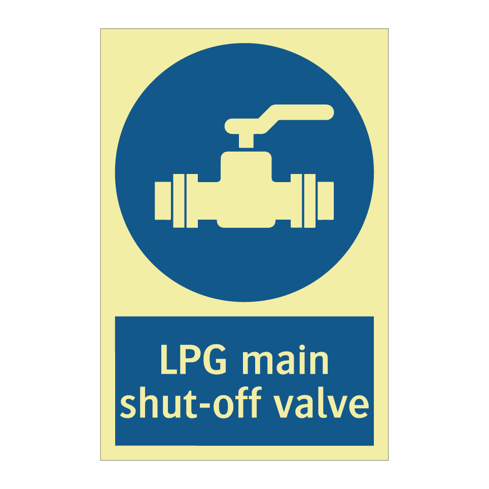 LPG main shut-off valve