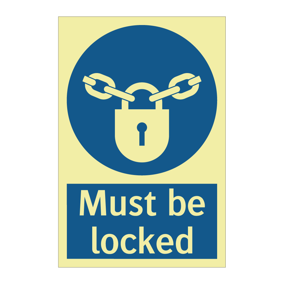 Must be locked