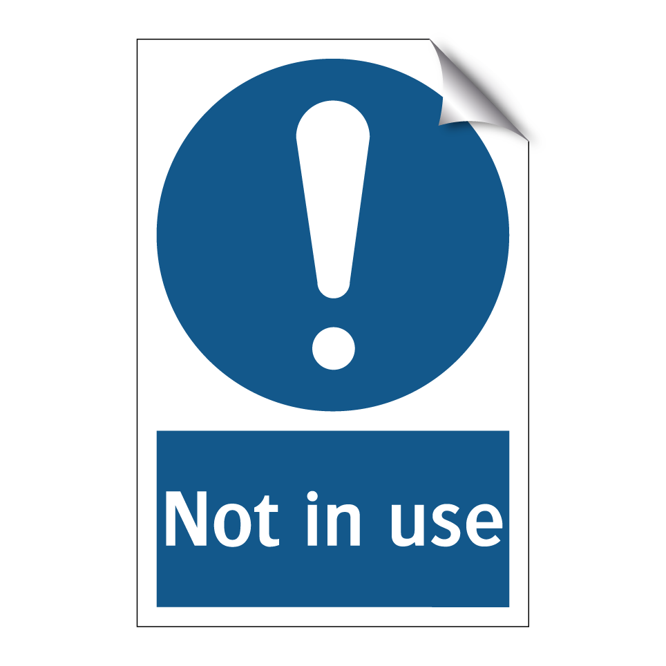 Not in use