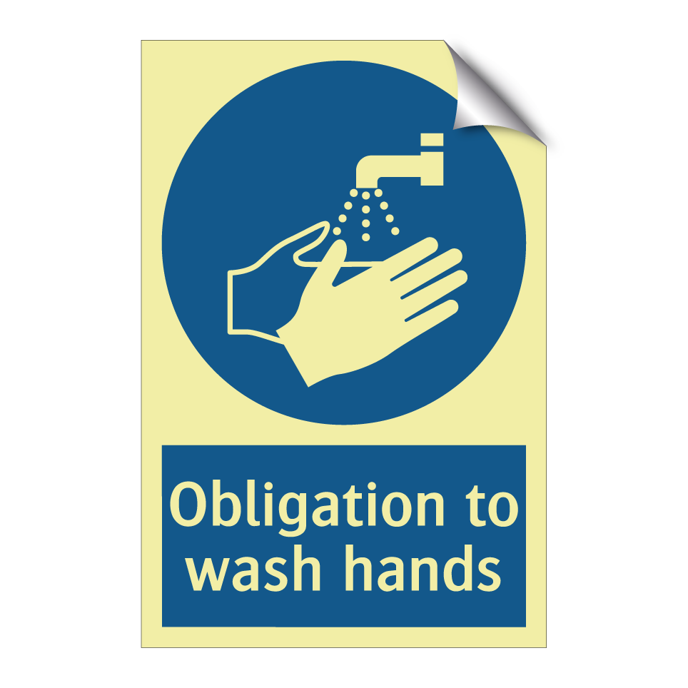 Obligation to wash hands