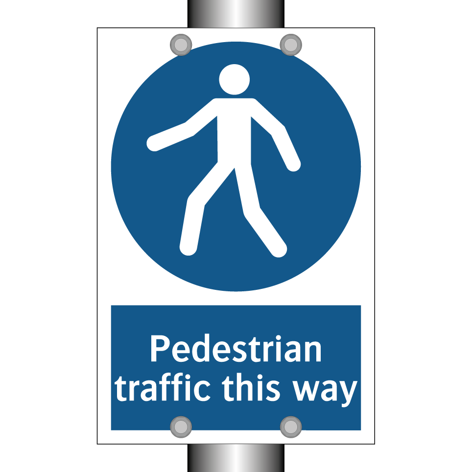 Pedestrian traffic this way