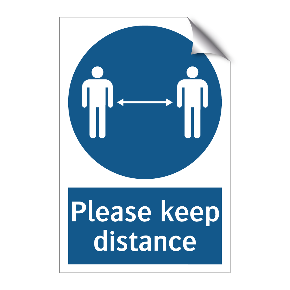 Please keep distance