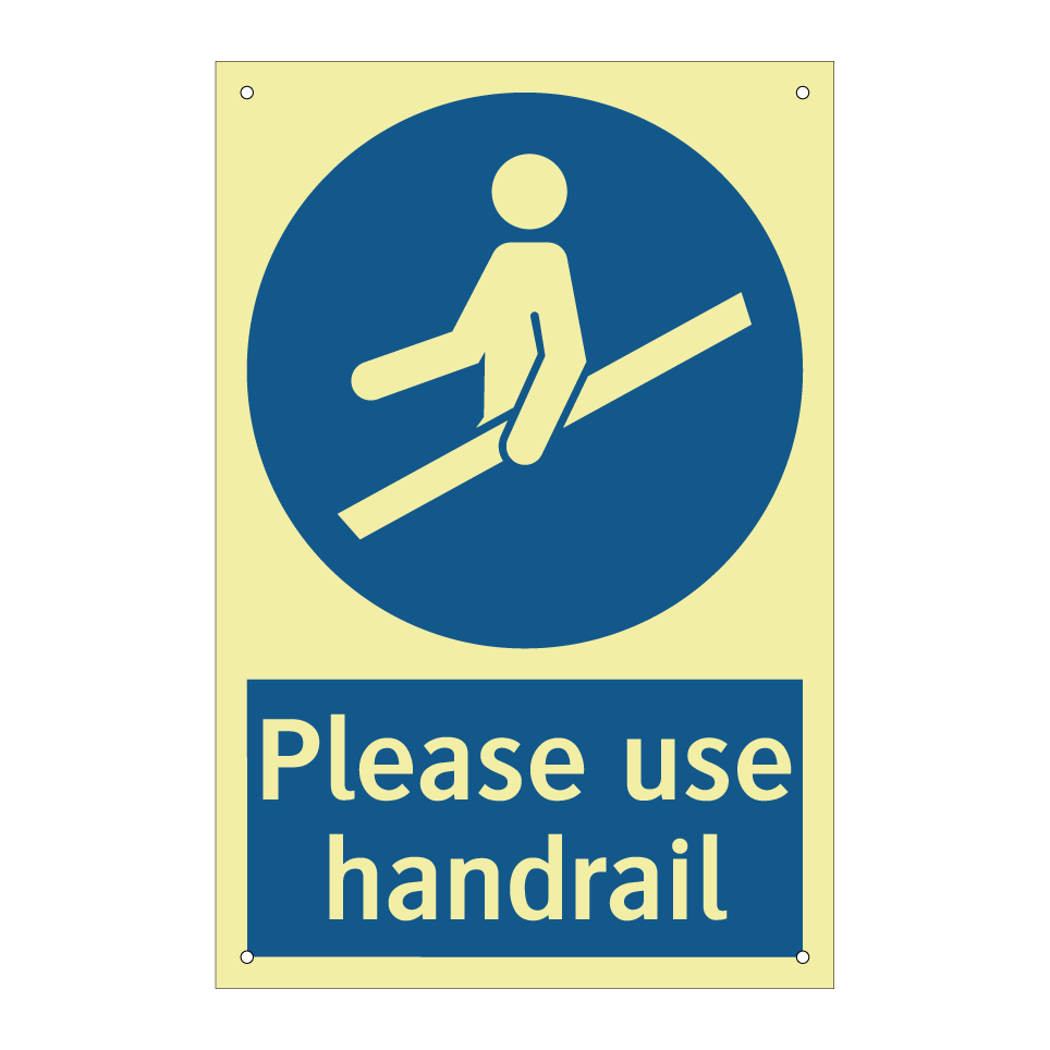 Please use handrail