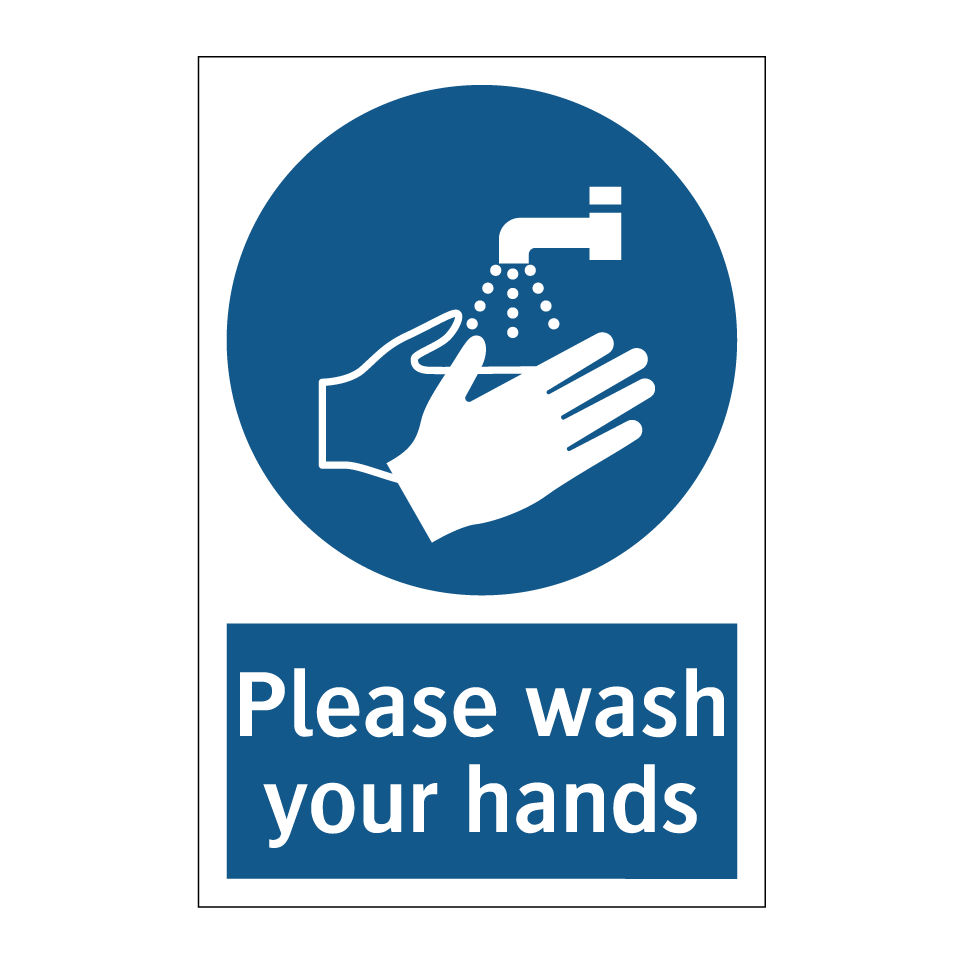 Please wash your hands