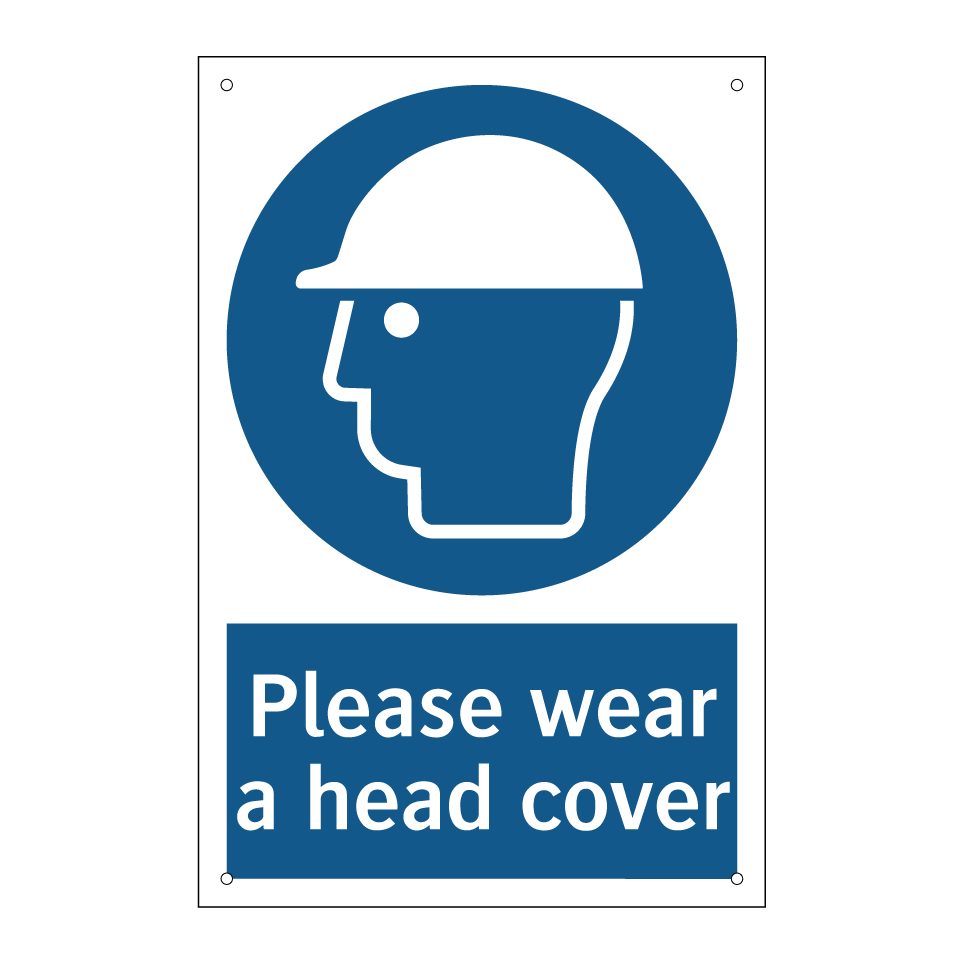 Please wear a head cover