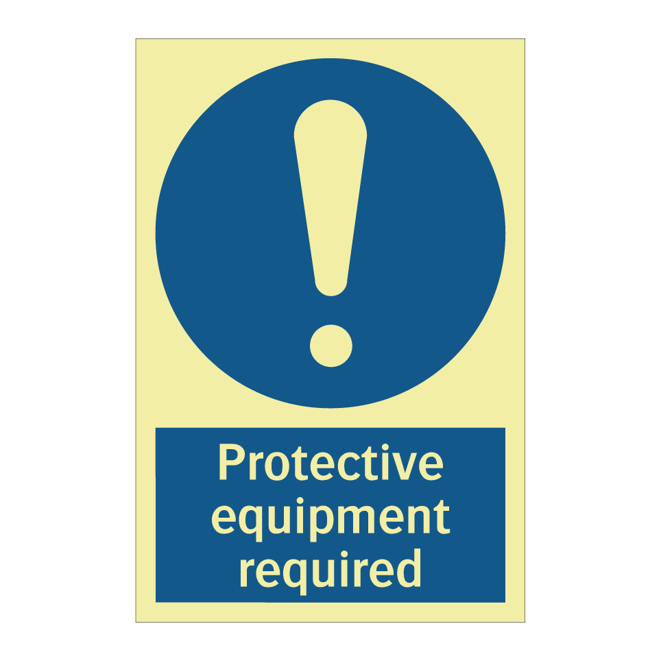 Protective equipment required