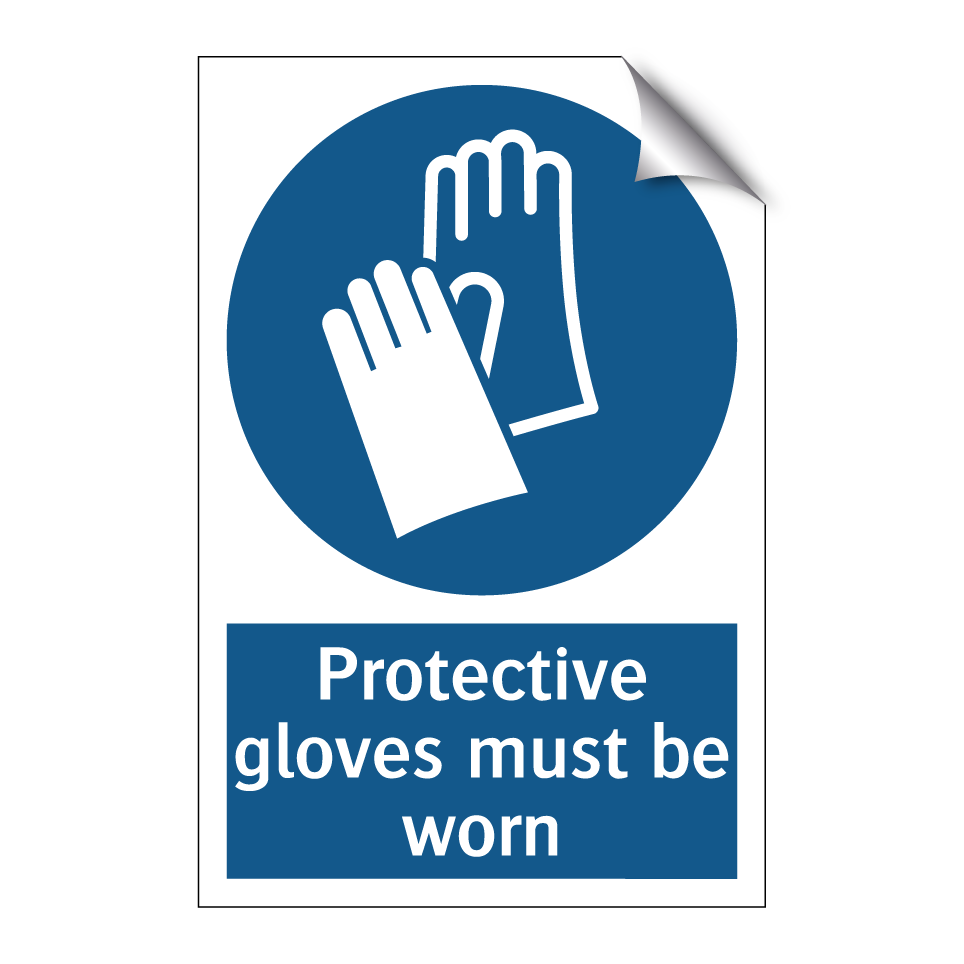Protective gloves must be worn