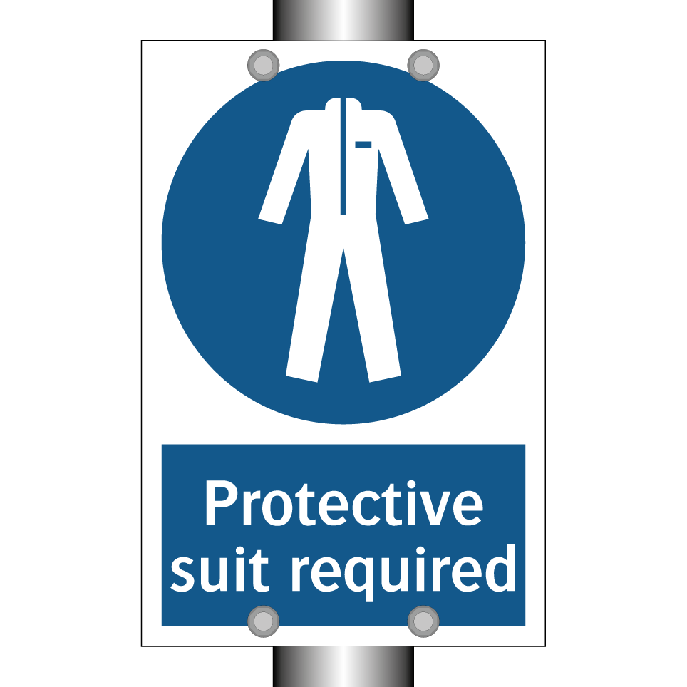 Protective suit required