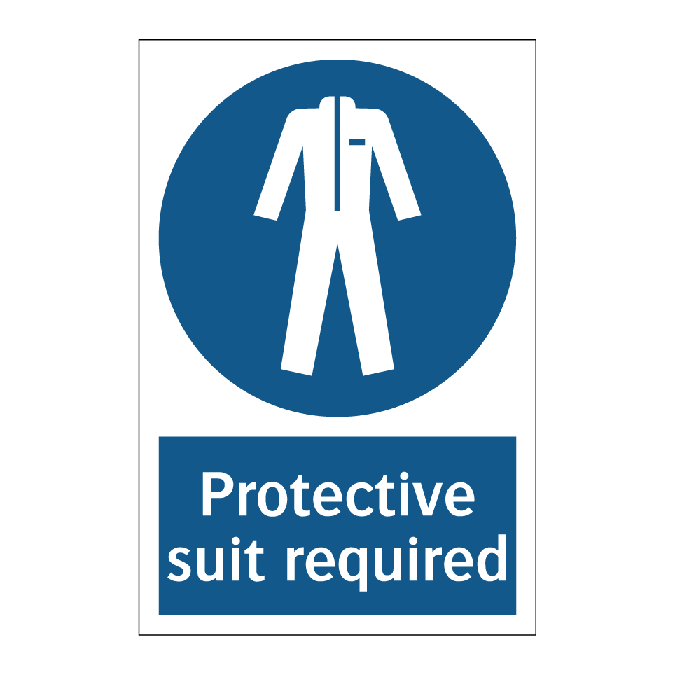 Protective suit required