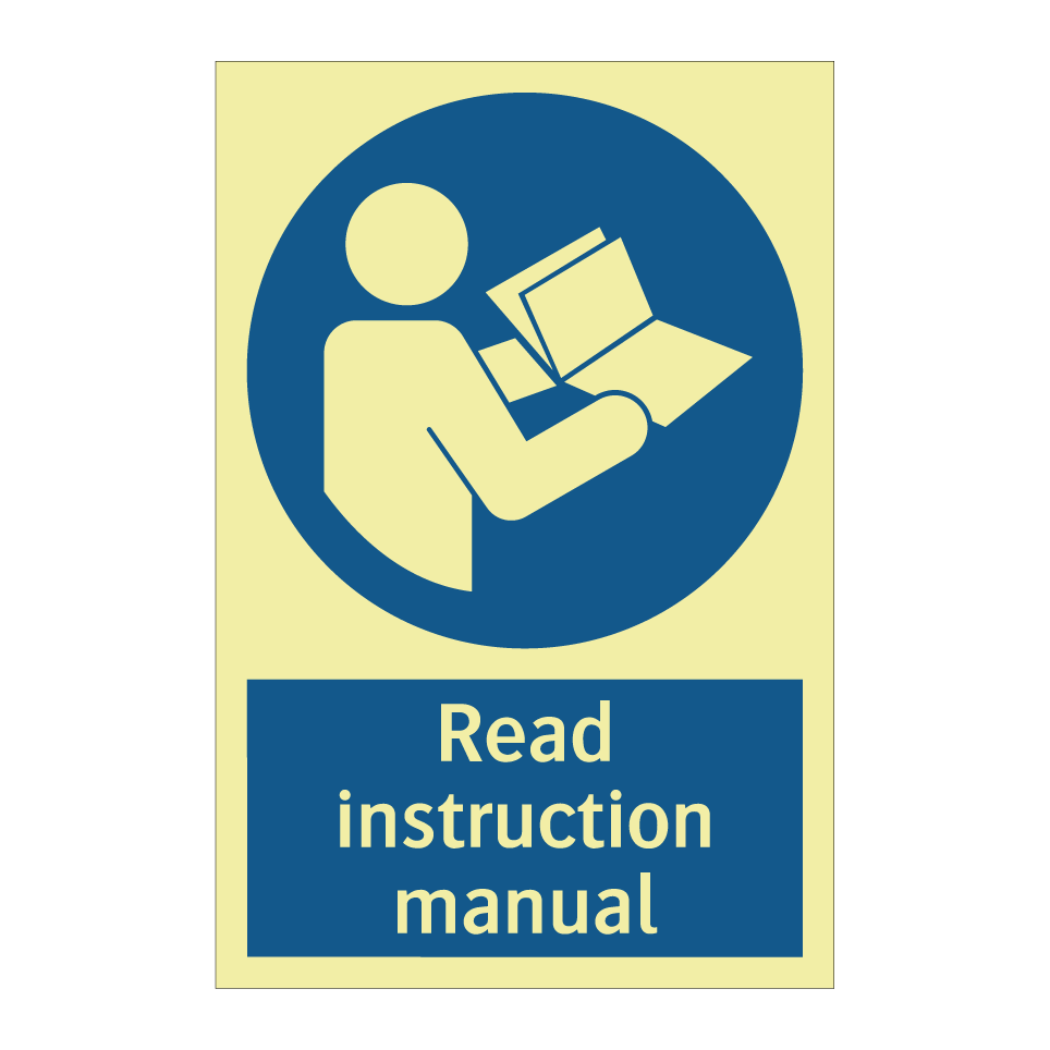 Read instruction manual
