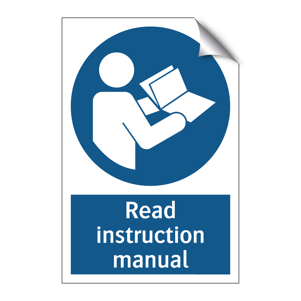 Read instruction manual