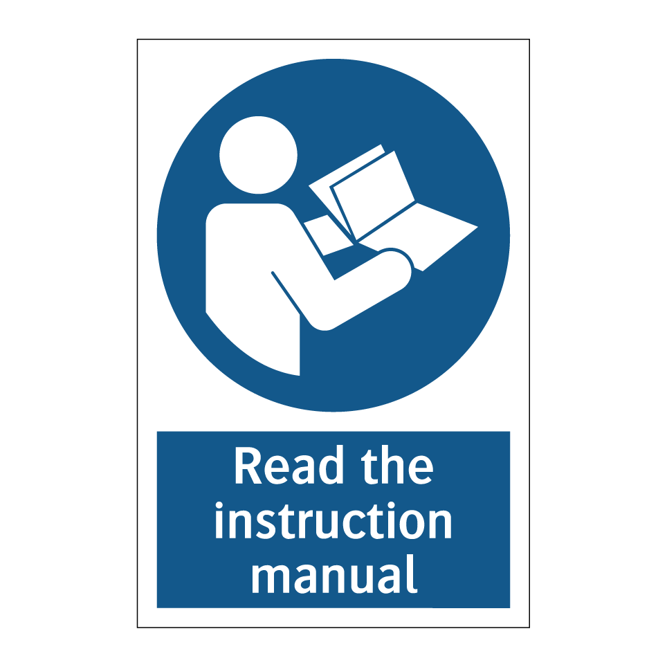 Read the instruction manual