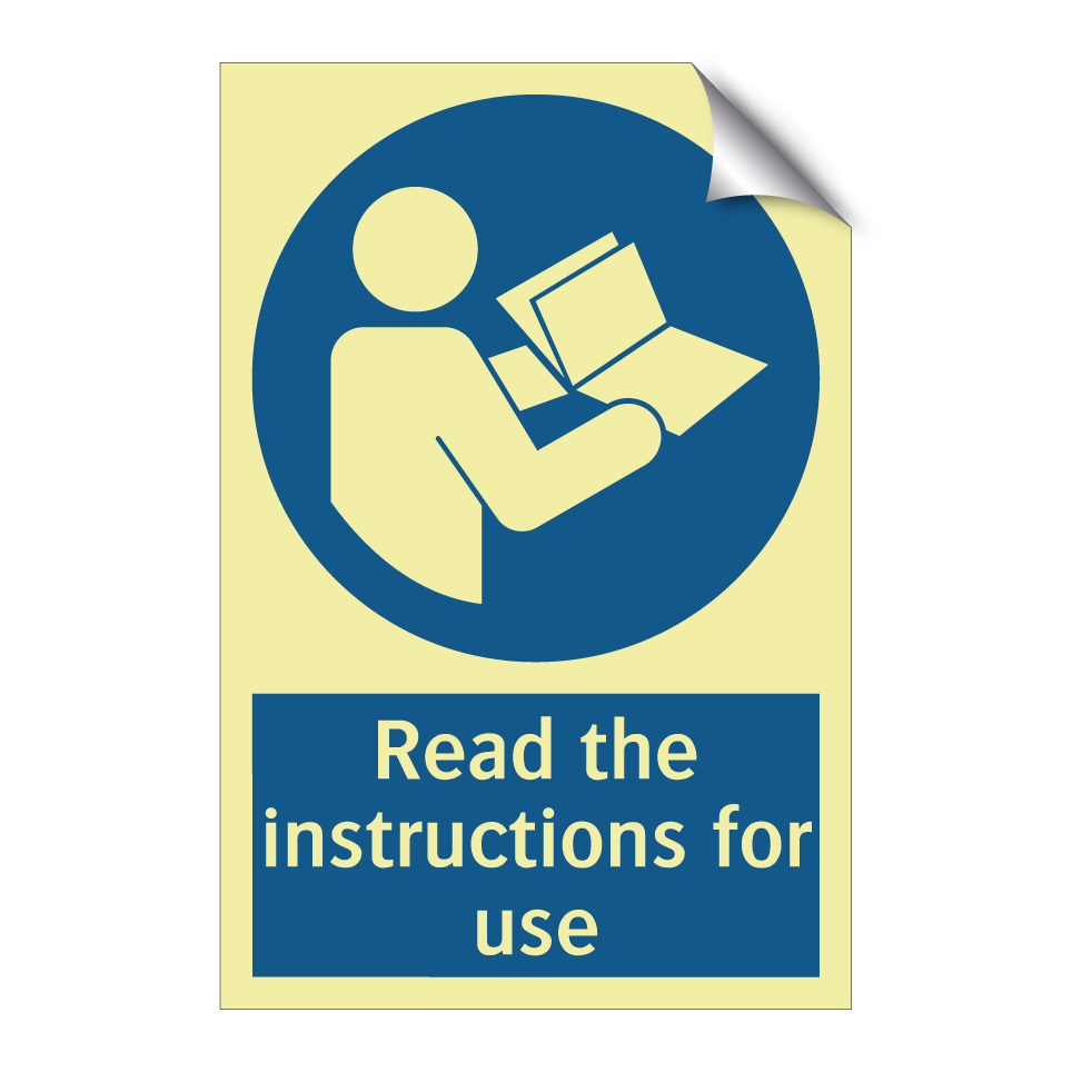 Read the instructions for use
