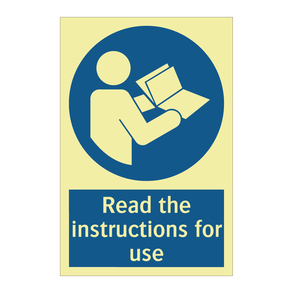 Read the instructions for use