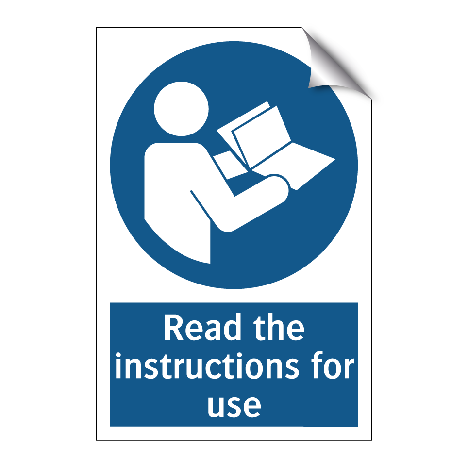 Read the instructions for use